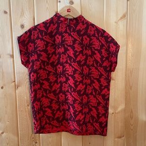 Red Oriental Dress Shirt